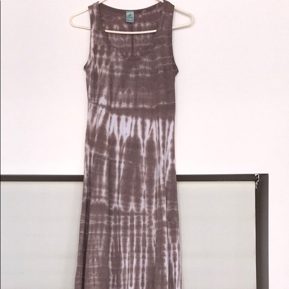 Tie dye midi dress